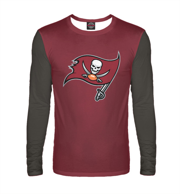 Мужской лонгслив с изображением Tampa Bay Buccaneers цвета Белый