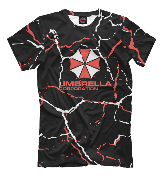 Мужская футболка с изображением Resident Evil цвета Белый