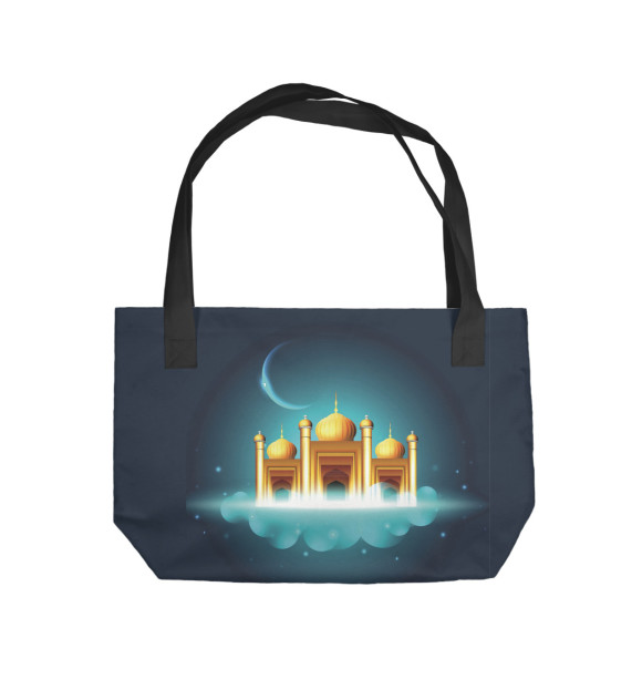 Пляжная сумка с изображением Полумесяц цвета 