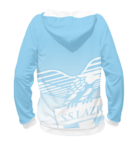 Мужское худи с изображением Лацио цвета Белый