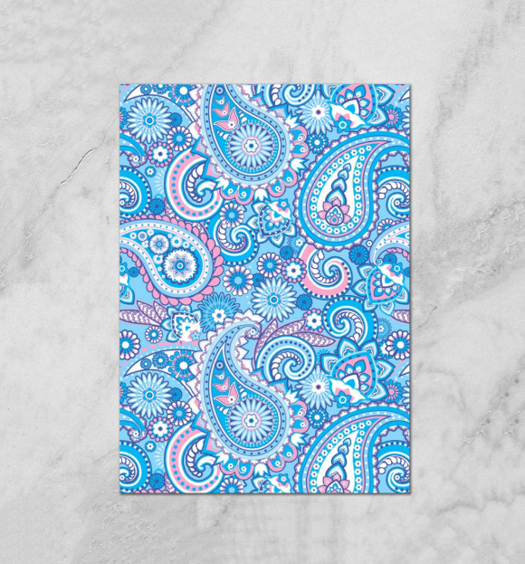 Плакат с изображением Морозная Кислота цвета Белый