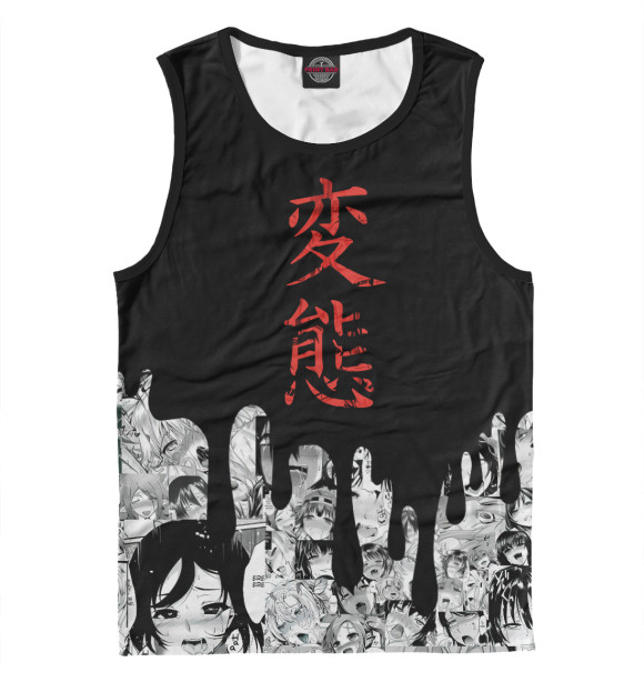 Майка для мальчика с изображением Senpai цвета Белый