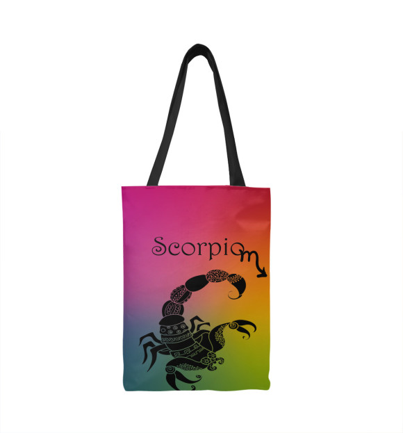 Сумка-шоппер с изображением Скорпион (Scorpio) цвета 