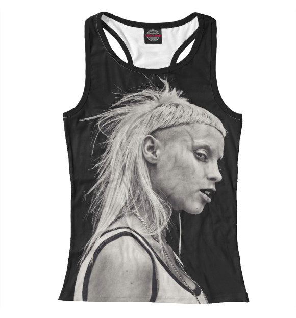 Женская майка-борцовка с изображением Die Antwoord цвета Белый