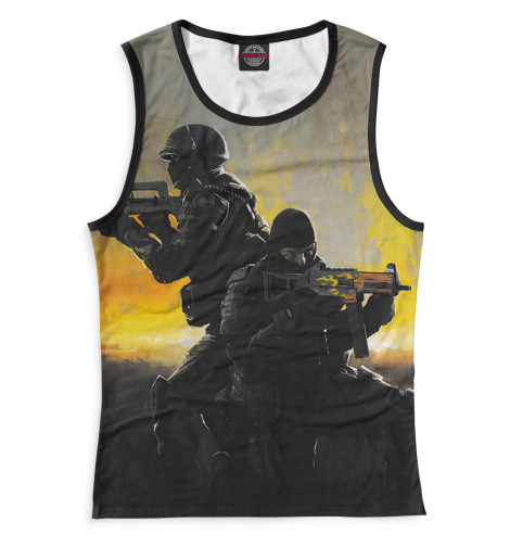 

Майки Print Bar, Белый, Counter-Strike