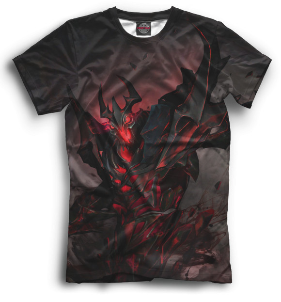 Футболка для мальчиков с изображением Shadow Fiend цвета Черный