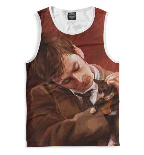 

Майки Print Bar, Белый, Доктор Кто