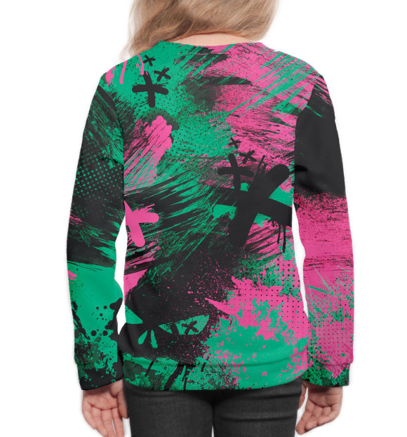 Свитшот для девочек с изображением Counter-Strike цвета Белый