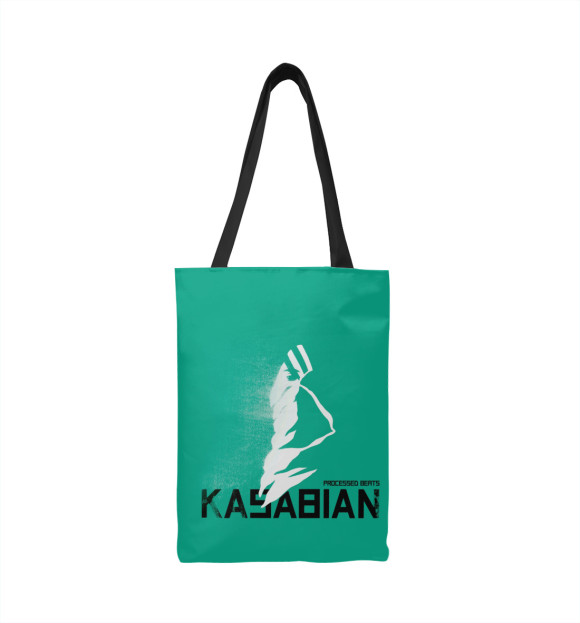 Сумка-шоппер с изображением Kasabian цвета 