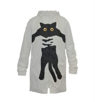 Кот в руках