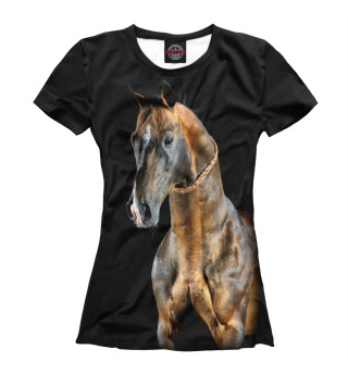 Гнедая лошадь