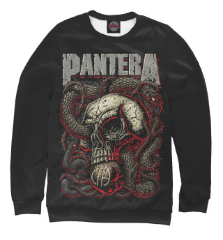 Женский свитшот Pantera Skull and Snake