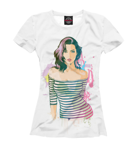 

Футболки Print Bar, Белый, Девушка