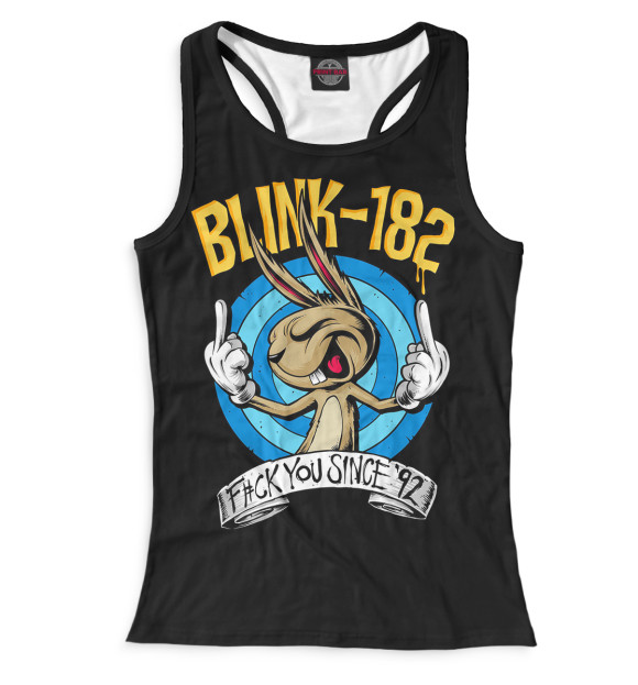 Женская майка-борцовка с изображением Blink since 92 цвета Белый