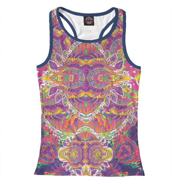 Женская майка-борцовка с изображением Guardian of Light цвета Белый