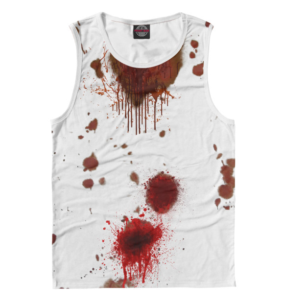 Майка для мальчика с изображением bloody цвета Белый