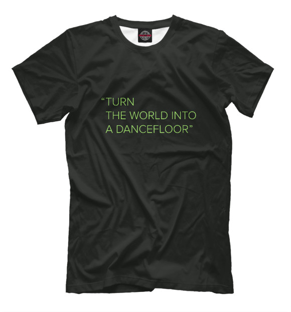 Мужская футболка с изображением ASOT 1000 T-SHIRT SLOGAN BL цвета Белый