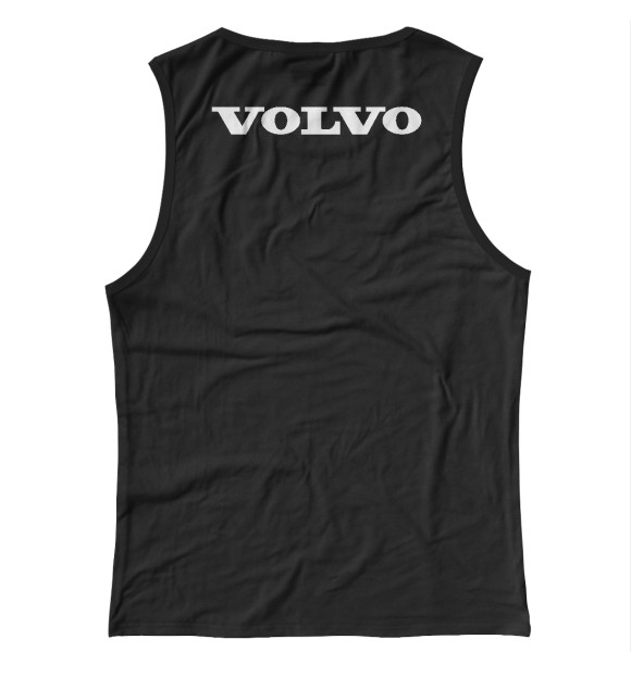Майка для девочки с изображением Volvo цвета Белый