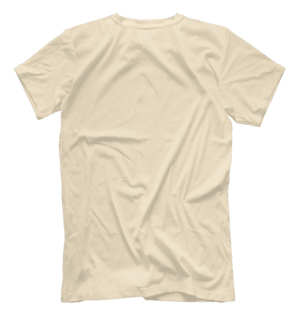 Мужская футболка с изображением Золотая рыбка цвета Белый