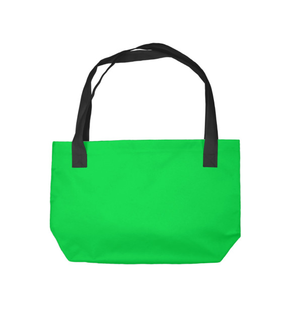 Пляжная сумка с изображением Крипер цвета 