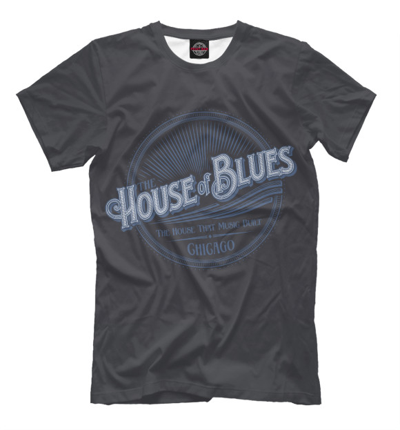 Мужская футболка с изображением House of Blues цвета Молочно-белый