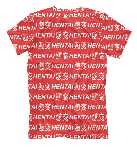 Футболка для мальчиков с изображением Hentai цвета Белый