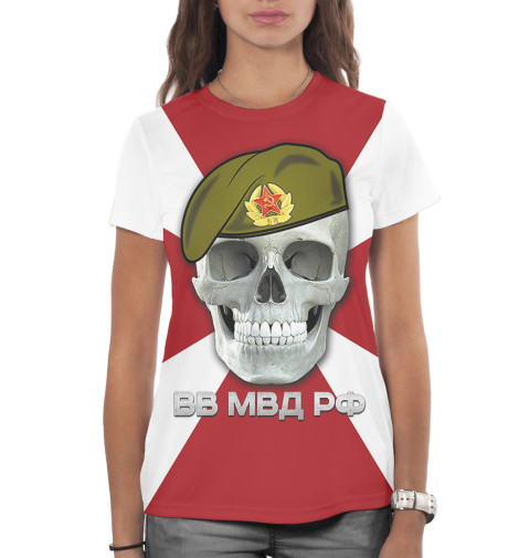 

Футболки Print Bar, Белый, ВВ МВД РФ