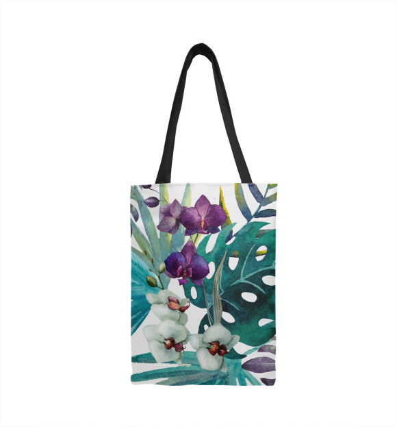 Сумка-шоппер с изображением Дикая орхидея цвета 