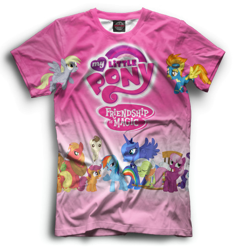 

Футболки Print Bar, Черный, My Little Pony