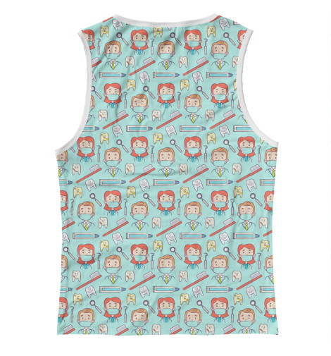 

Майки Print Bar, Белый, Стоматолог