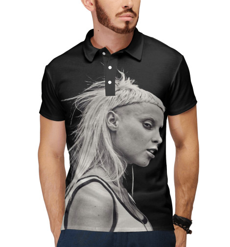 

Поло Print Bar, Белый, Die Antwoord