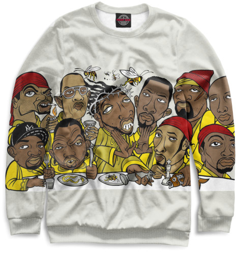 

Свитшоты Print Bar, Белый, Wu-Tang Clan