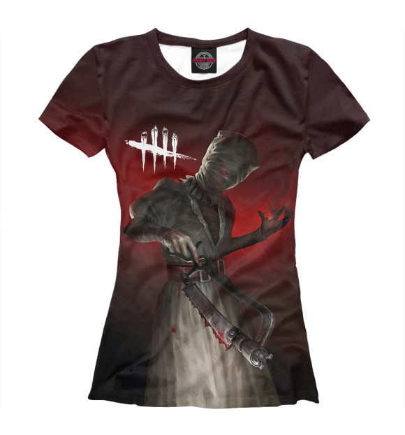 Футболка для девочек с изображением Dead by Daylight цвета Белый