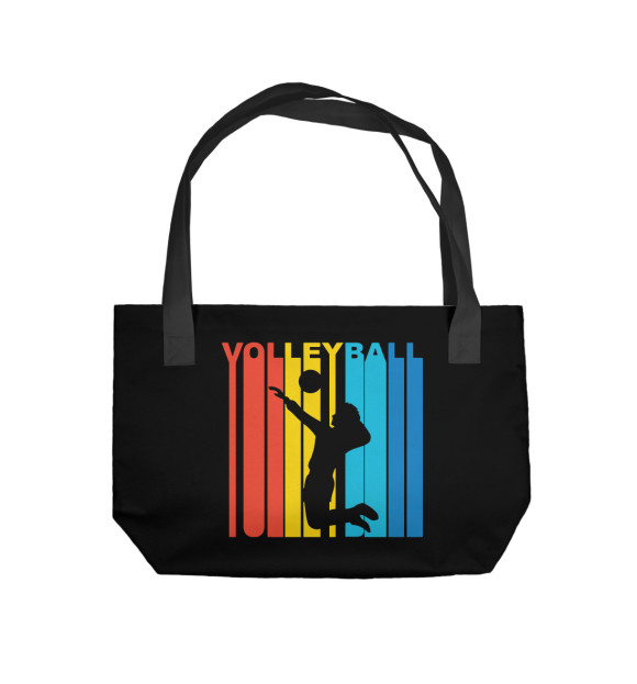 Пляжная сумка с изображением Волейбол цвета 