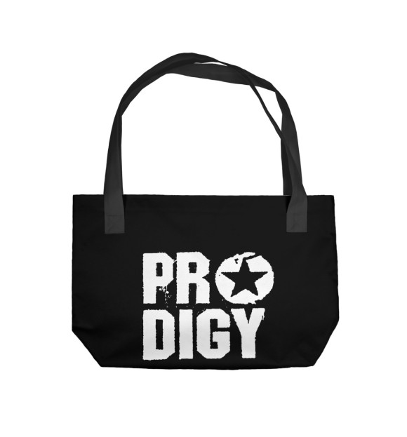 Пляжная сумка с изображением The Prodigy цвета 