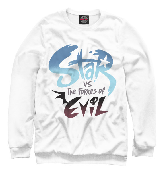 Свитшот для мальчиков с изображением Star vs the Forces of Evil цвета Белый
