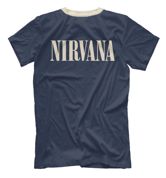 Футболка для мальчиков с изображением Nirvana цвета Белый