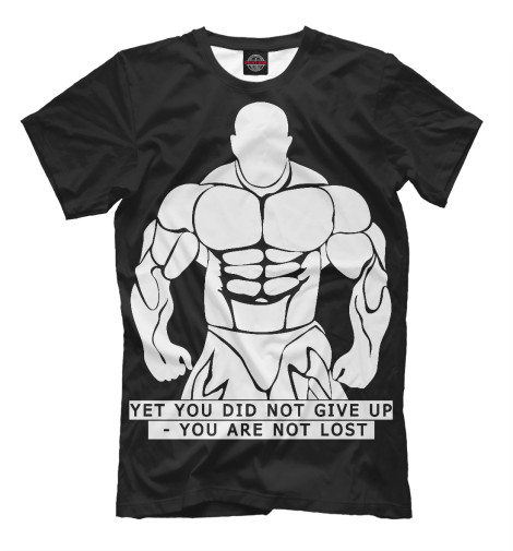 

Футболки Print Bar, Черный, Bodybuilding