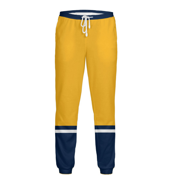 Мужские спортивные штаны с изображением Нэшвилл Предаторз (форма) цвета Белый