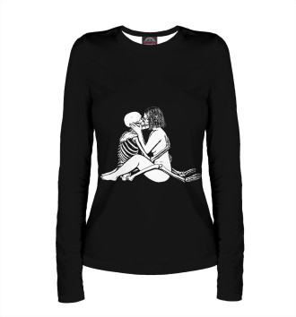 Женский Лонгслив Поцелуй