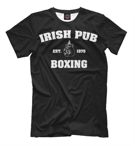 Футболки Print Bar Irish Pub Boxing футболки print bar russian boxing team