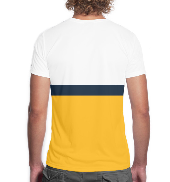 Мужская футболка с изображением Yellow Submarine цвета Белый