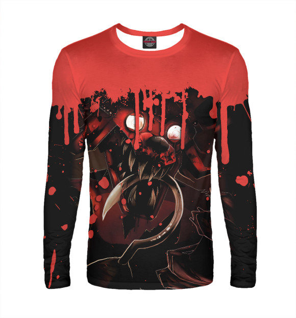 Мужской лонгслив с изображением Five Nights at Freddy's цвета Белый