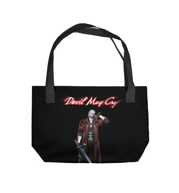 Пляжная сумка с изображением Devil May Cry цвета 
