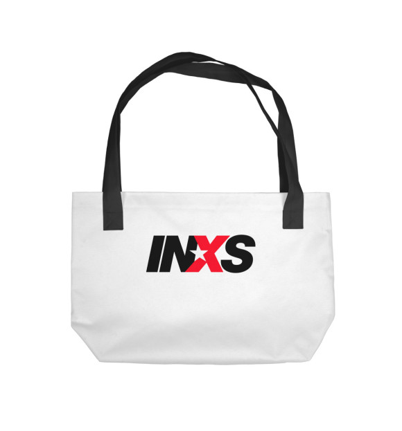 Пляжная сумка с изображением INXS WHITESTAR цвета 