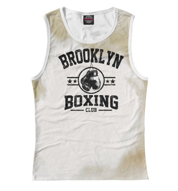 Женская майка с изображением Brooklyn Boxing Club цвета Белый