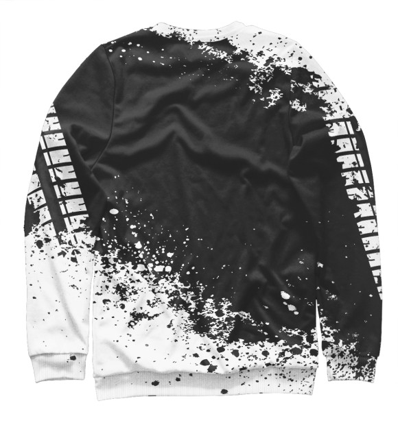 Свитшот для мальчиков с изображением Mazda abstract sport uniform цвета Белый