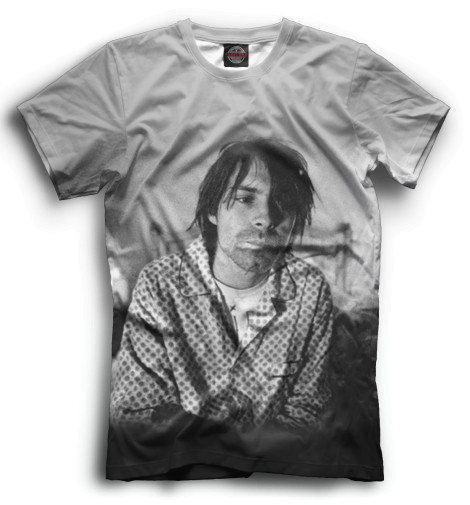 

Футболки Print Bar, Черный, Kurt Cobain