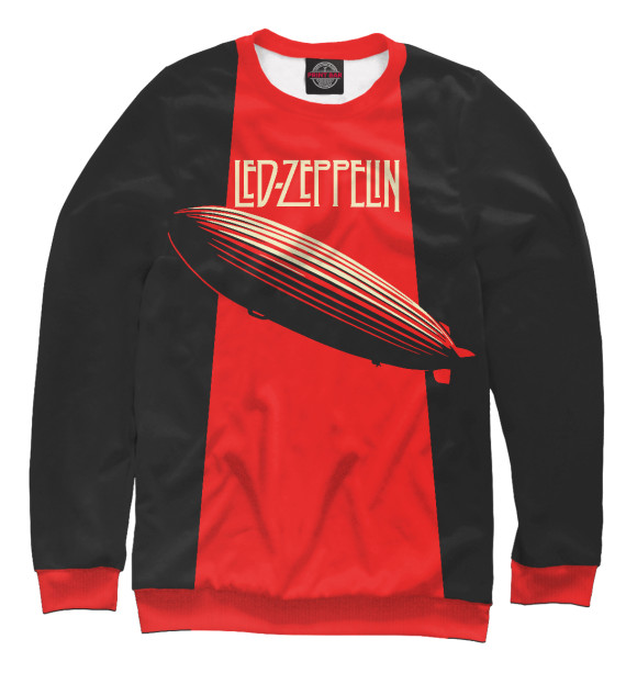 Свитшот для мальчиков с изображением led zeppelin цвета Белый