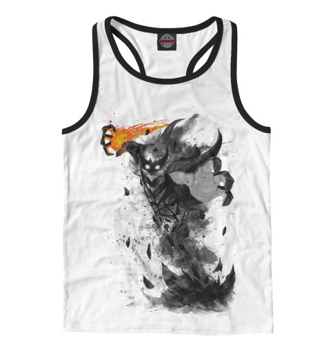 

Майки борцовки Print Bar, Белый, Shadow Fiend